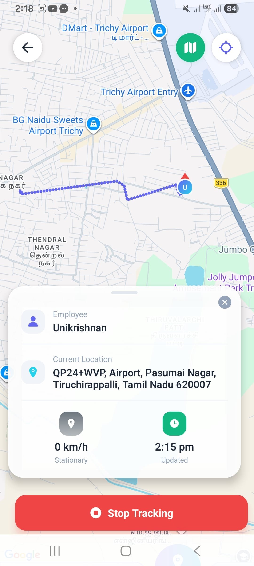 Live location tracking - EMP Business app screenshot 7 of 9